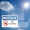 Signmission No Alcohol Sign With Symbol, 5 in W x Rectangle, Vinyl Decal OS-2PACK-NS-D-35-L-16004 - alternate 3